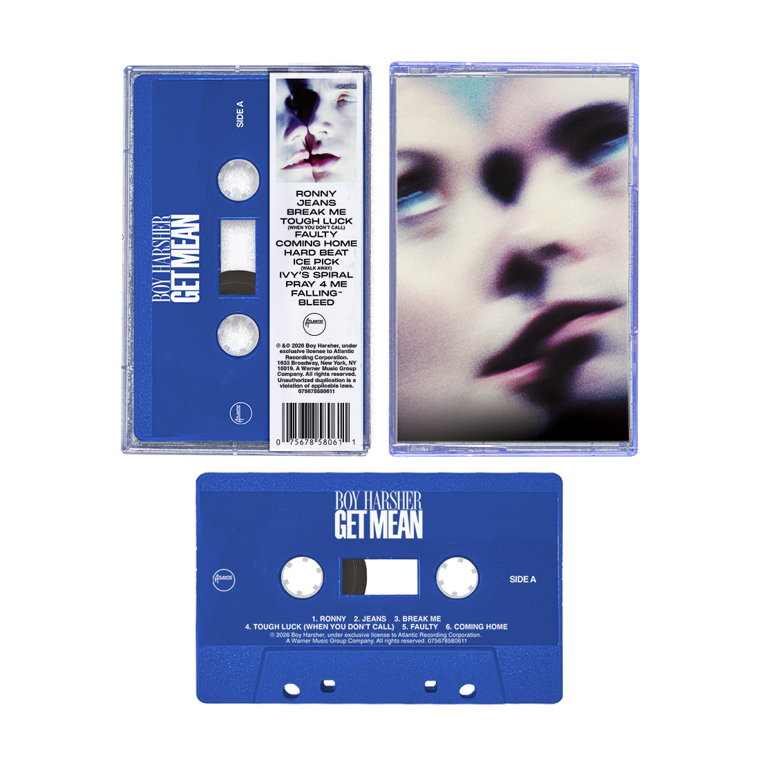 BOY HARSHER - GET MEAN : CASSETTE - CS