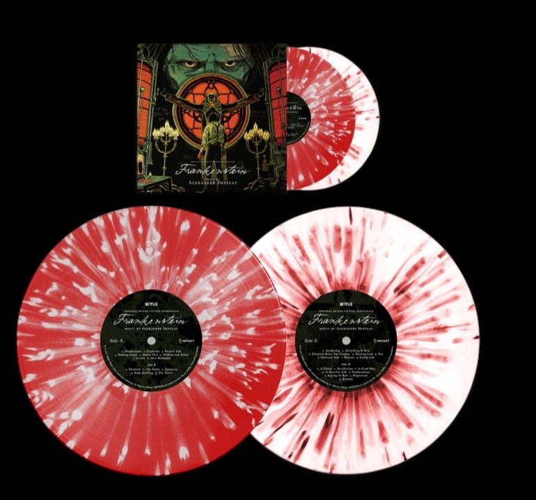 FRANKENSTEIN (2025) - SOUNDTRACK : WHITE & RED SPLATTER 2LP - LP