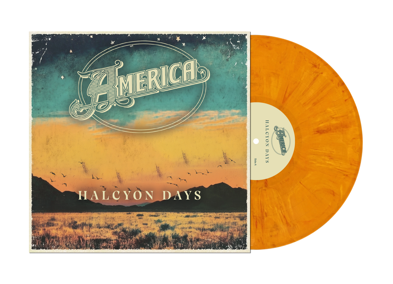 AMERICA - HALCYON DAYS : ORANGE SPLATTER VINYL - LP
