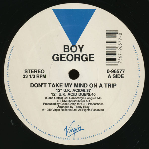 BOY GEORGE - DON'T TAKE MY MIND ON A TRIP - 12
