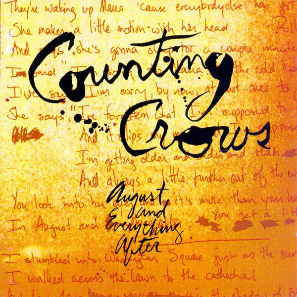 COUNTING CROWS - AUGUST & EVERYTHING - CD