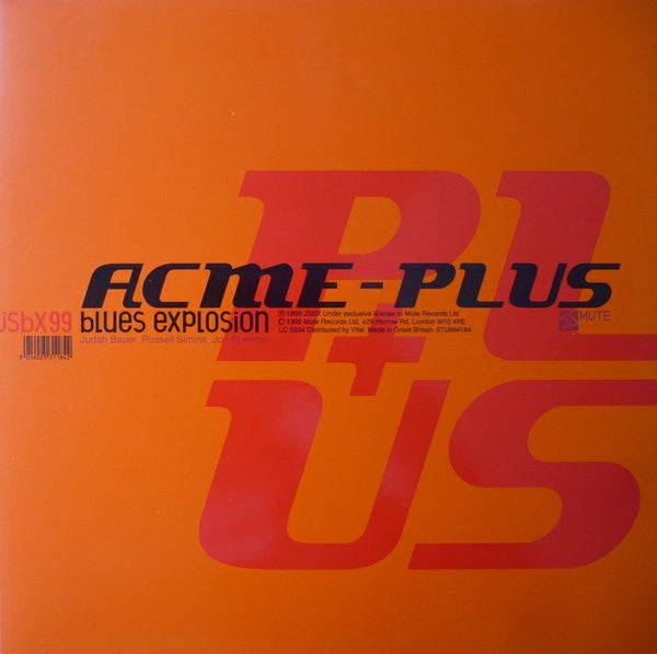 SPENCER, JON BLUES EXPLOSION - ACME PLUS (UK 2LP) - LP