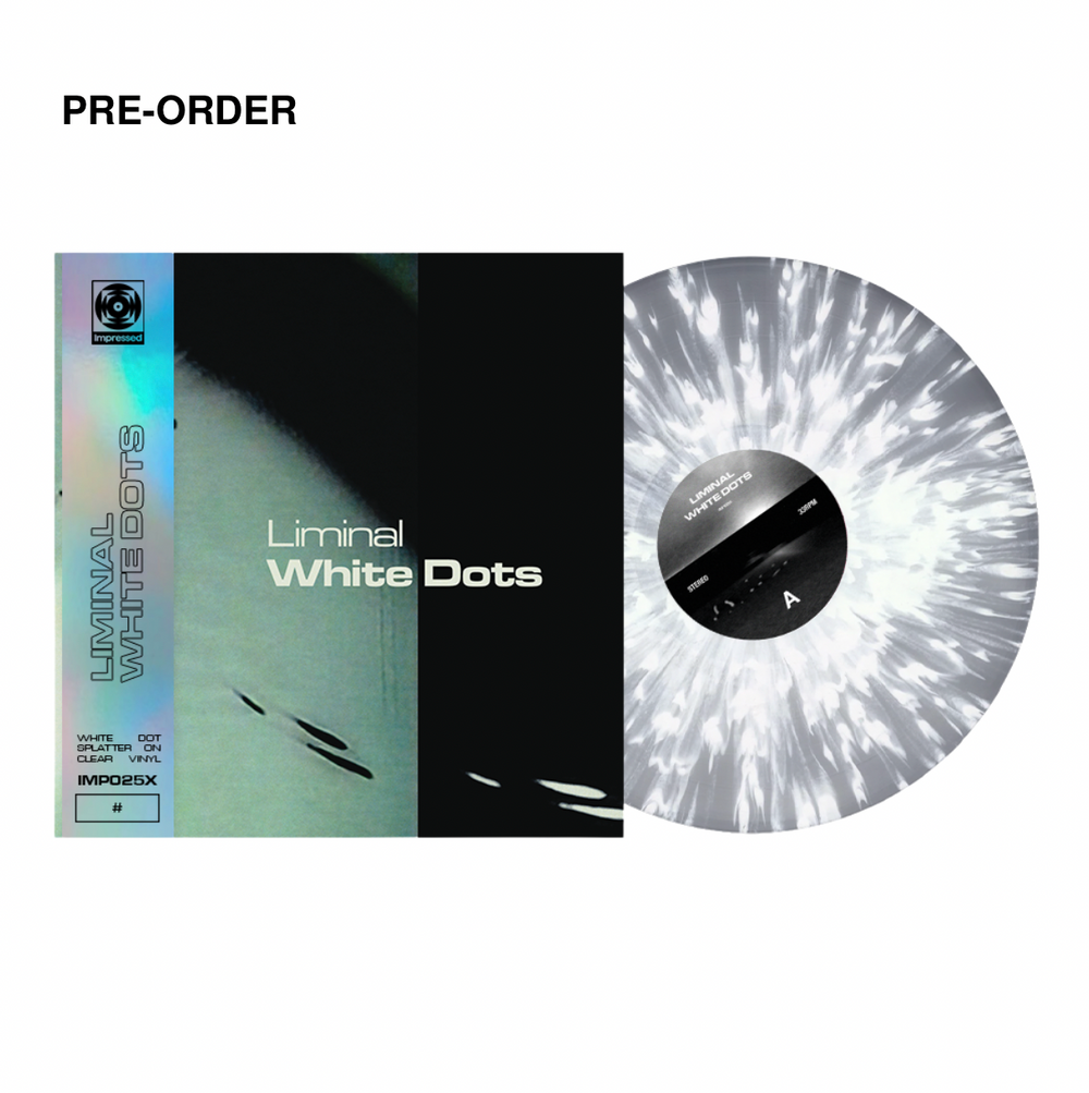 LIMINAL - WHITE DOTS: CLEAR & WHITE SPLATTER - LP