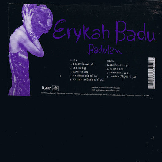 BADU, ERYKAH - BADUIZM : 2ND US PRESS - LP