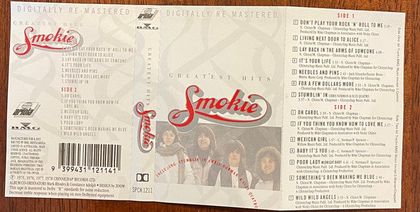 SMOKIE - GREATEST HITS (CASSETTE) - CS