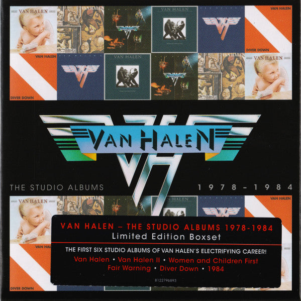 VAN HALEN - STUDIO ALBUMS : 1978 - 1984 (6CD SET) - CD