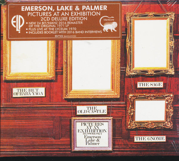 EMERSON LAKE & PALMER - PICTURES AT AN EXHIBITION : DELUXE 2CD - CD