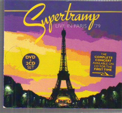 SUPERTRAMP - LIVE IN PARIS 79 : 2CD + DVD SET - CD