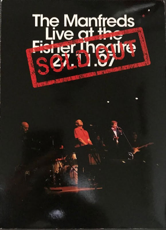 MANFREDS - SOLD OUT : LIVE AT THE FISHER THEATRE - DVD