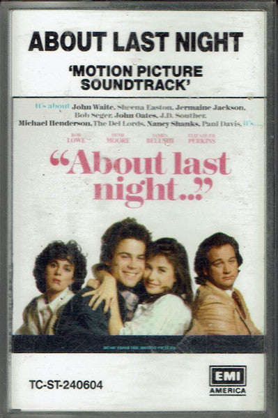 ABOUT LAST NIGHT - SOUNDTRACK (CASSETTE) - CS