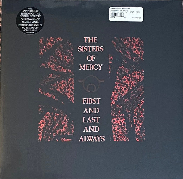 SISTERS OF MERCY - FIRST & LAST & ALWAYS : BLACK & RED - LP
