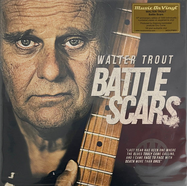 TROUT, WALTER - BATTLE SCARS : AQUAMARINE 2LP SET - LP