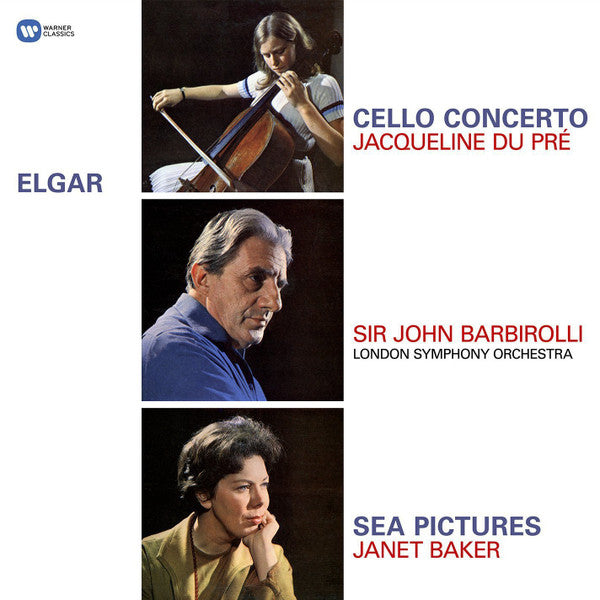 DU PRE, JACQUELINE - ELGAR: CELLO CONCERTO / SEA PICTURES - LP