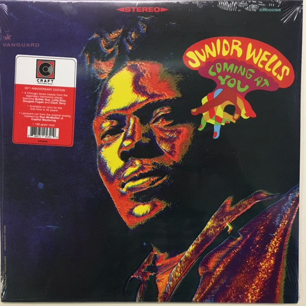 WELLS, JUNIOR - COMING AT YOU : 50TH ANN. ALL ANALOGUE - LP