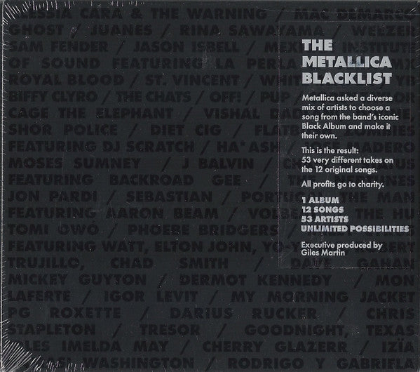 METALLICA / VARIOUS - METALLICA BLACKLIST : 4CD SET - CD