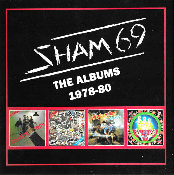 SHAM 69 - ALBUMS 1978-80: 4CD SET - CD