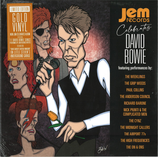 BOWIE, DAVID / VARIOUS - JEM RECORDS CELEBRATES DAVID BOWIE - LP