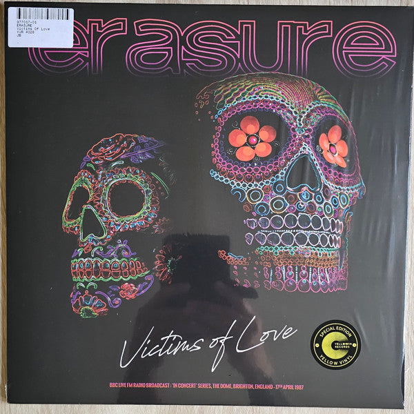 ERASURE - VICTIMS OF LOVE : YELLOW VINYL - LP