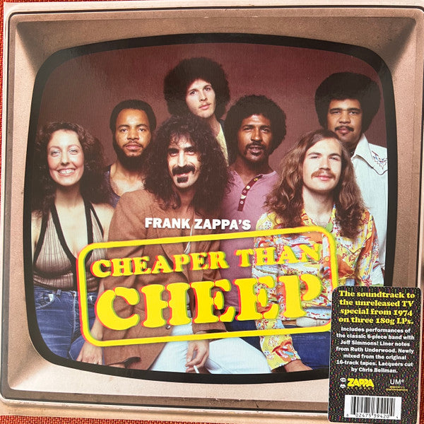ZAPPA, FRANK - CHEAPER THAN CHEEP : 3LP SET - LP