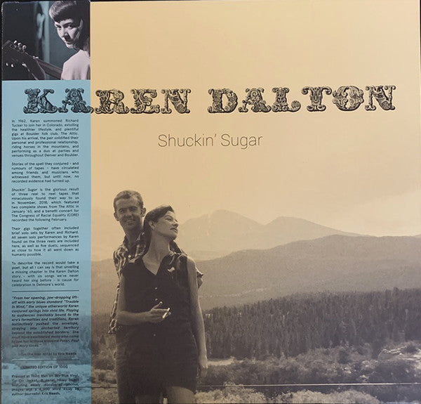 DALTON, KAREN - SHUCKIN' SUGAR : SKY BLUE VINYL - LP