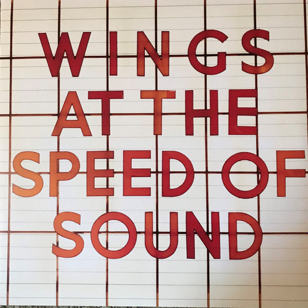MCCARTNEY, PAUL & WINGS - AT THE SPEED OF SOUND : ORANGE VINYL - LP