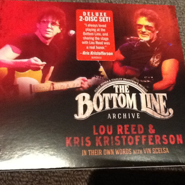 REED, LOU / KRIS KISTOFFERSON - IN THEIR OWN WORDS : BOTTOMLINE 2CD - CD