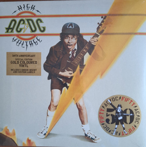 AC/DC - HIGH VOLTAGE : GOLD VINYL (180-GRAM) - LP