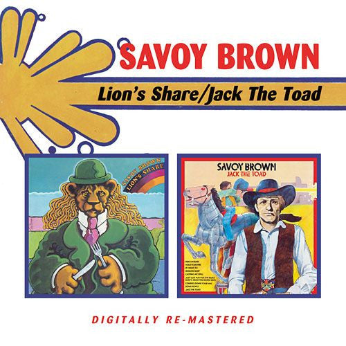 SAVOY BROWN - LION'S SHARE / JACK THE TOAD : 2CD SET - CD