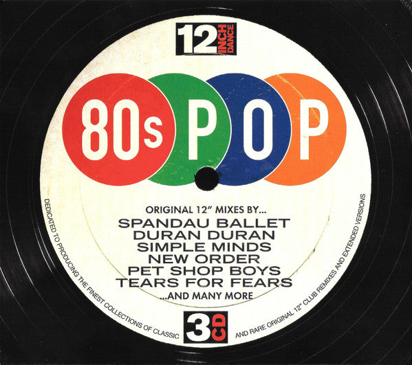 VARIOUS - 12 INCH DANCE : 80'S POP (3CD SET) - CD