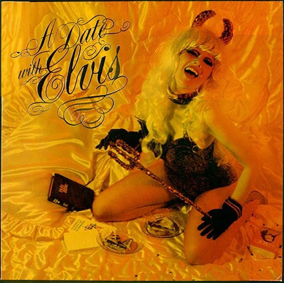 CRAMPS - DATE WITH ELVIS : CLEAR YELLOW VINYL - LP