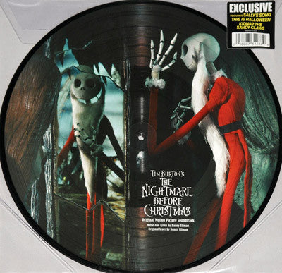 NIGHTMARE BEFORE CHRISTMAS - SOUNDTRACK : 2LP PICTURE DISC - LP