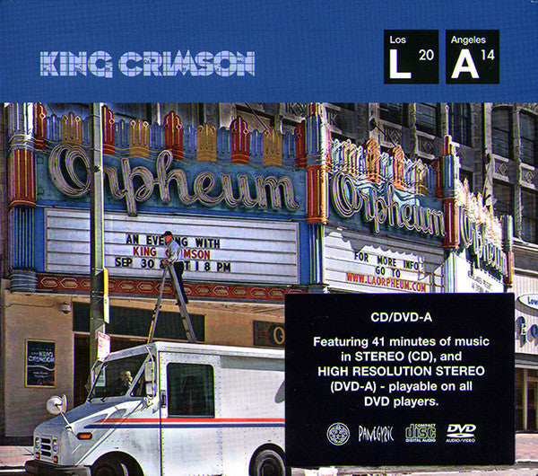 KING CRIMSON - LIVE AT THE ORPHEUM 2014 : CD + DVD-A - CD
