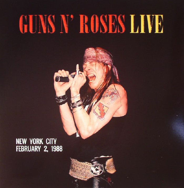 GUNS N' ROSES - LIVE IN NEW YORK CITY 1988: YELLOW VINYL - LP