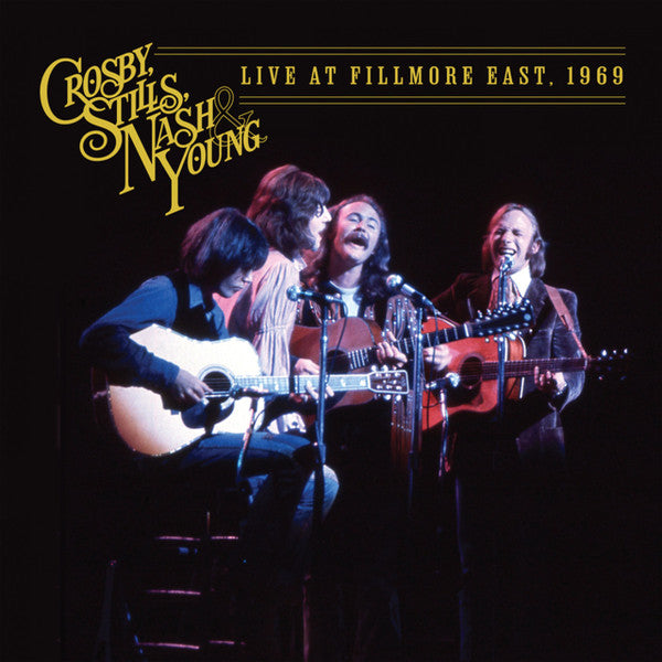 CROSBY STILLS NASH & YOUNG - LIVE AT FILLMORE EAST 1969 : CLEAR 2LP - LP