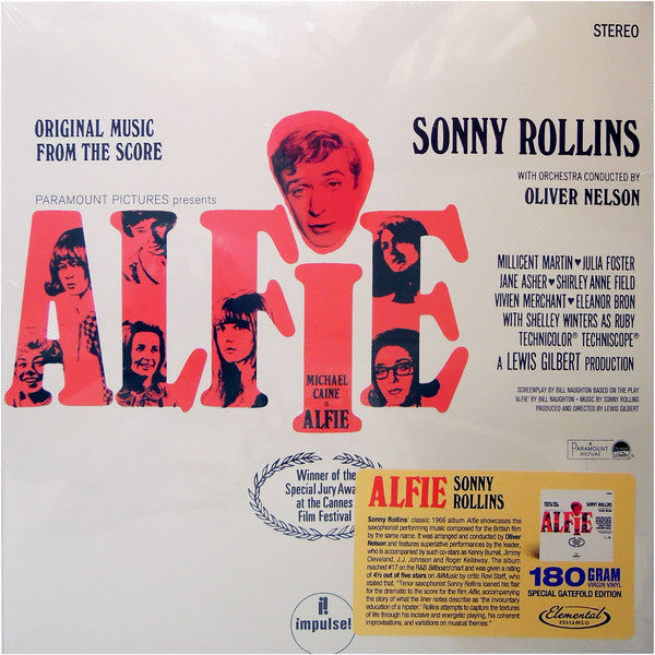ROLLINS, SONNY - ALFIE (1966) : SOUNDTRACK - LP