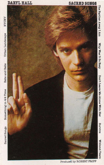 HALL, DARYL - SACRED SONGS (CASSETTE) - CS
