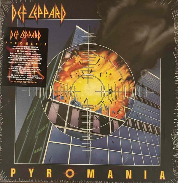 DEF LEPPARD - PYROMANIA : DELUXE BOX SET (4CD+BLU-RAY) - CD