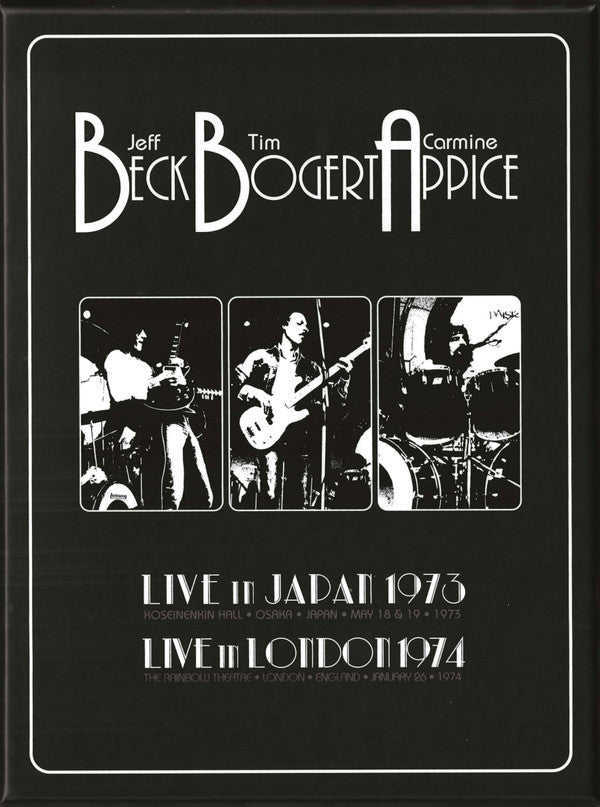 BECK BOGERT & APPICE - LIVE 1973 & 1974 : 4CD SET - CD