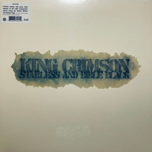 KING CRIMSON - STARLESS & BIBLE BLACK: STEVEN WILSON MX - LP