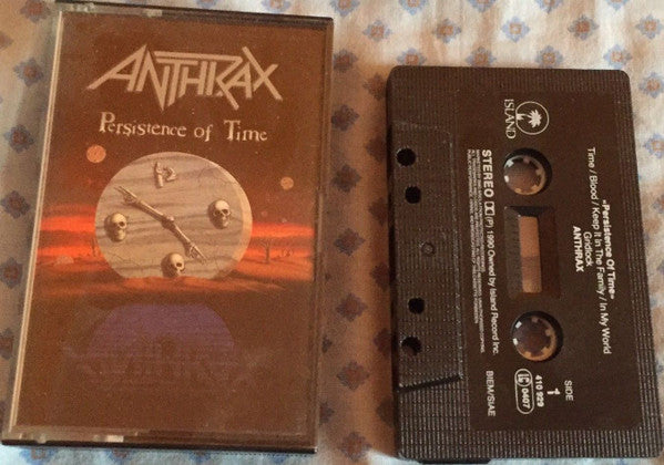 ANTHRAX - PERSISTENCE OF TIME (CASSETTE) - CS