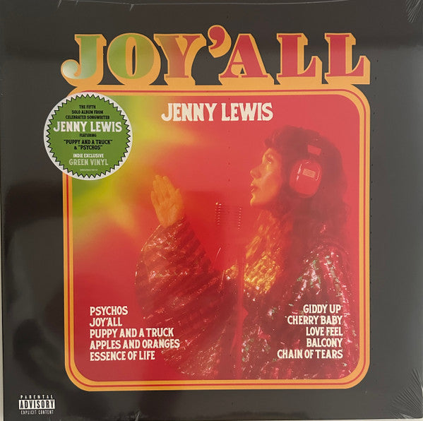 LEWIS, JENNY - JOY'ALL : GREEN VINYL - LP