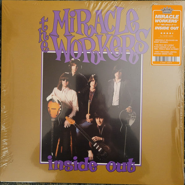 MIRACLE WORKERS - INSIDE OUT: ORANGE/BLACK SWIRL - LP