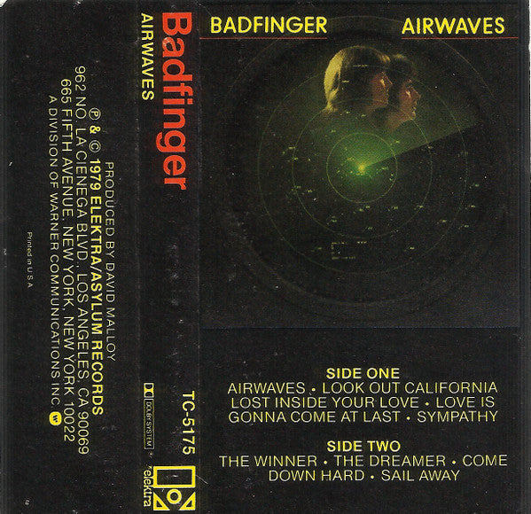 BADFINGER - AIRWAVES (CASSETTE) - CS
