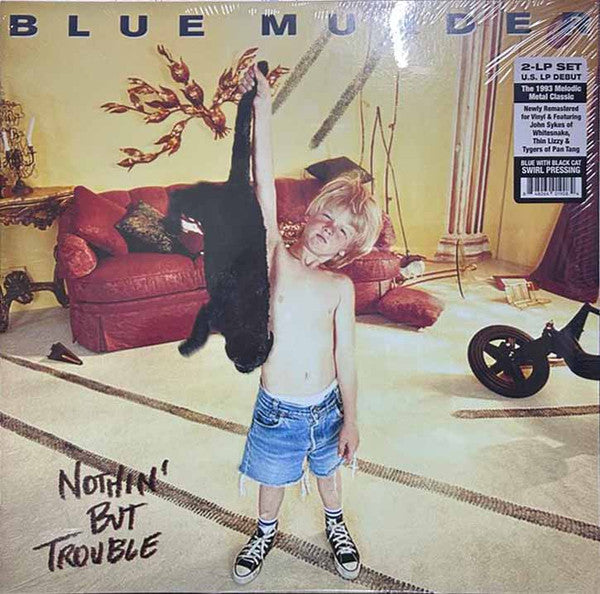 BLUE MURDER - NOTHIN' BUT TROUBLE: 2LP BLUE SWIRL - LP