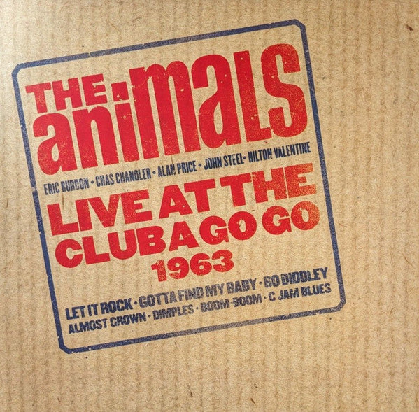 ANIMALS - LIVE AT THE CLUB A GO GO 1963 - LP