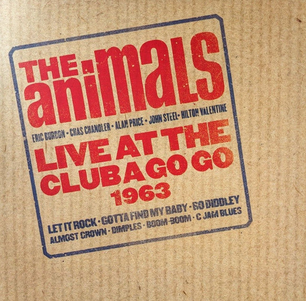 ANIMALS - LIVE AT THE CLUB A GO GO 1963 - LP