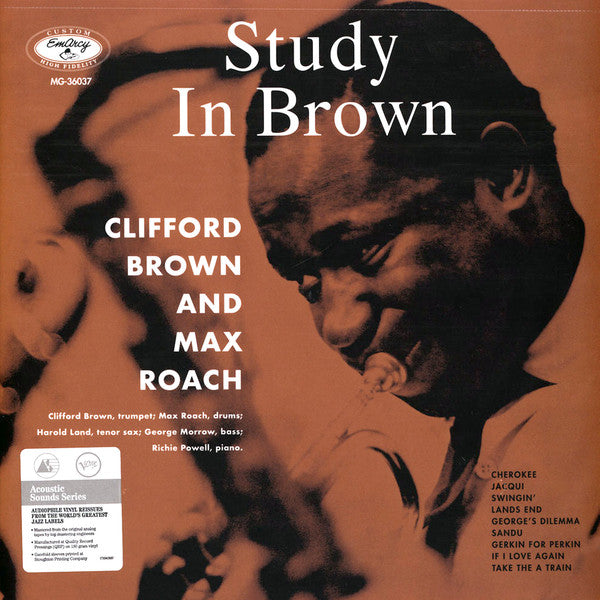 BROWN, CLIFFORD / MAX ROACH - STUDY IN BROWN : VERVE ACOUSTIC SOUNDS - LP