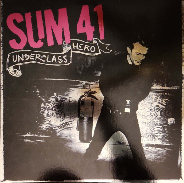 SUM 41 - UNDERCLASS HERO: BLUE/BLACK SWIRL - LP