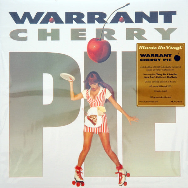 WARRANT - CHERRY PIE : YELLOW MARBLED (180-GRAM) - LP