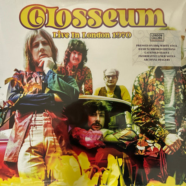 COLOSSEUM - LIVE IN LONDON 1970 : 2LP WHITE VINYL - LP